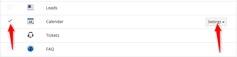 Make Extnsion setup and change settings