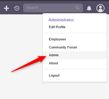 Access your SuiteCRM admin panel