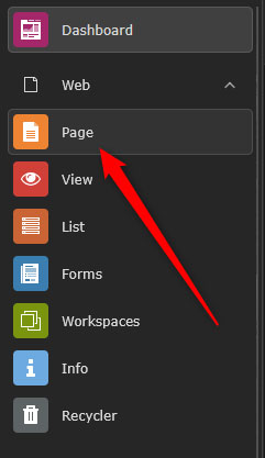 Access the Pages module in TYPO3 