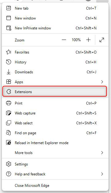 400 Error Code Internet Explorer Extensions Button