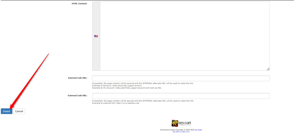 EZ Pages credential page