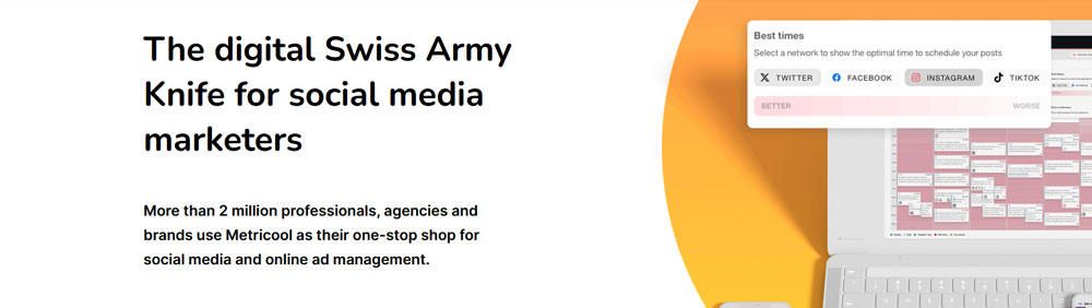 Metricool is a popular Instagram analytics tool with tons of useful features