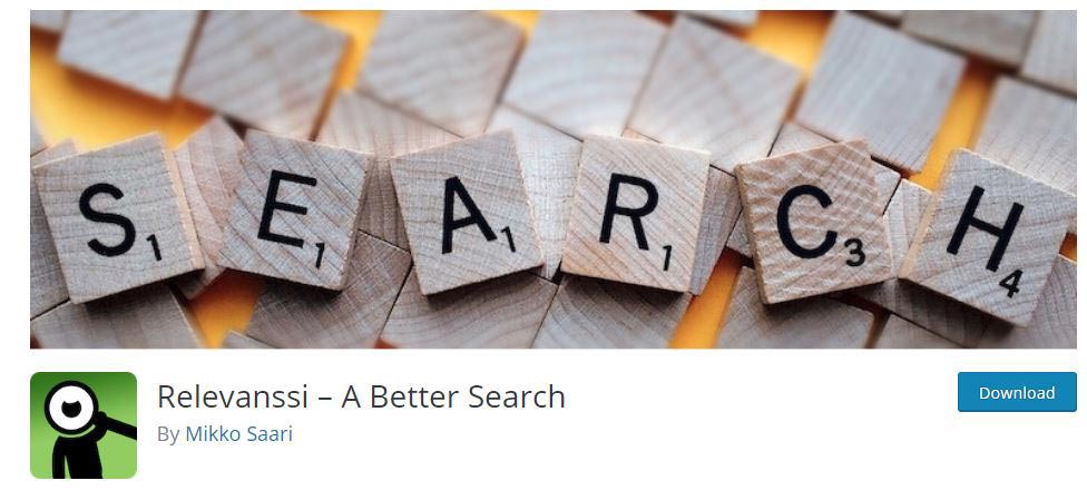 WordPress Search Plugin - Relevanssi
