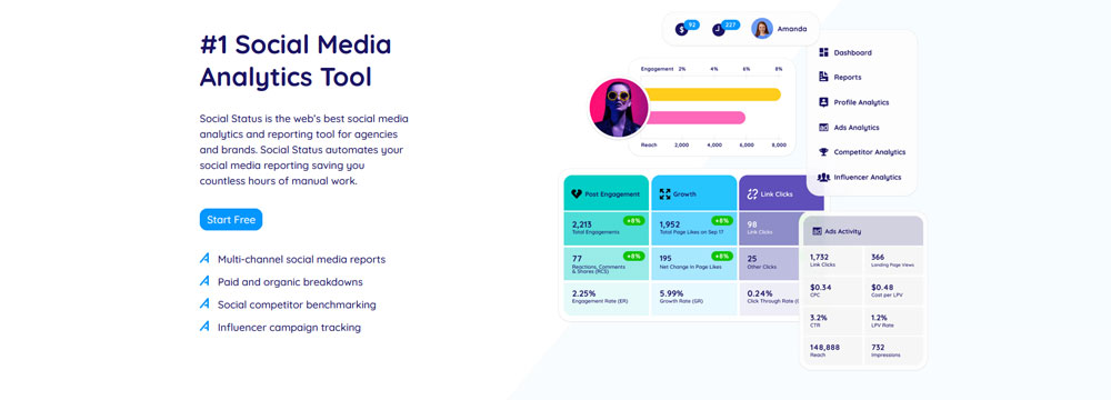 Social Status is one of the most popular Instagram analytics tools out there
