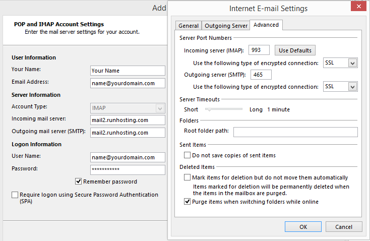 email account settings 8