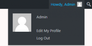 WordPress Admin Panel